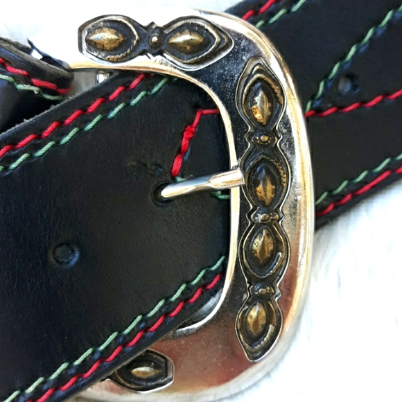 VTG EUC LA SQUADRA LEATHER SLING BELT - Picture 3 of 9